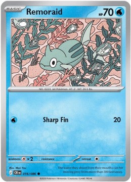 Remoraid #16 - Pokemon Chaos Rising