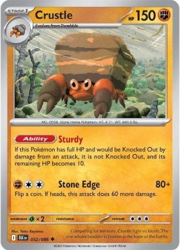 Crustle #52 - Pokemon Black Bolt