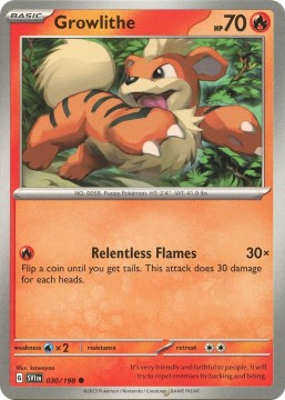 Growlithe #30 - Pokemon Scarlet & Violet