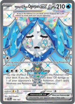 Wellspring Mask Ogerpon EX #194 - Pokemon Twilight Masquerade