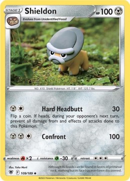 Shieldon #109 - Pokemon Astral Radiance