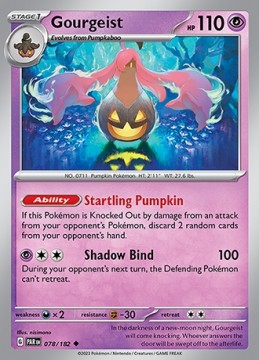 Gourgeist #78 - Pokemon Paradox Rift 