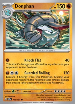 Donphan #103 - Pokemon Surging Sparks