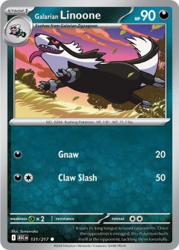 Galarian Linoone #131 - Pokemon Ascended Heroes