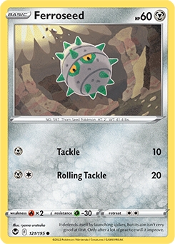 Ferroseed #121 - Pokemon Silver Tempest 
