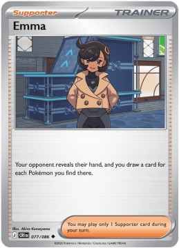 Emma REVERSE HOLO #77 - Pokemon Chaos Rising 