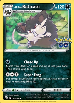 Alolan Raticate #42 - Pokemon Go