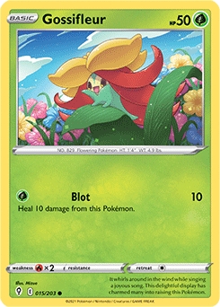 Gossifleur #15 - Pokemon Evolving Skies