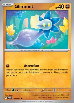 Glimmet #124 - Pokemon Paldea Evolved