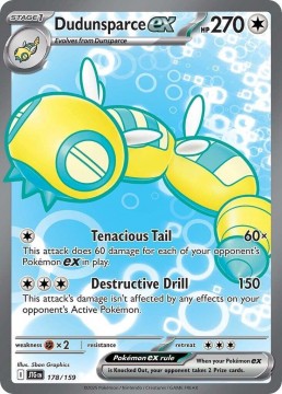 Dudunsparce ex #178 - Pokemon Journey Together