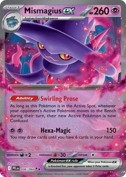 Mismagius EX #36 - Pokemon Phantasmal Flames 