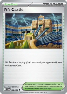 N's Castle REVERSE HOLO #152 - Pokemon Journey Together