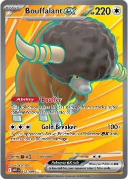 Bouffalant EX #162 - Pokemon White Flare 