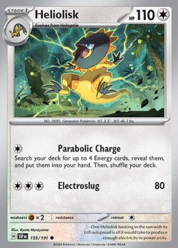 Heliolisk #155 - Pokemon Surging Sparks