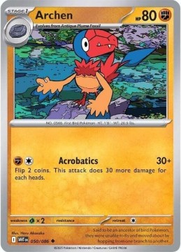 Archen #50 - Pokemon White Flare
