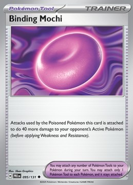 Binding Mochi REVERSE HOLO #95 - Pokemon Prismatic Evolutions