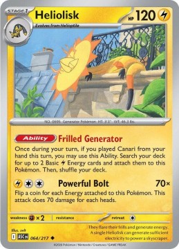 Heliolisk POKEBALL PATTERN #64 - Pokemon Ascended Heroes