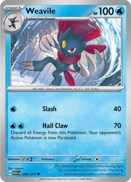 Weavile ENERGY PATTERN #45 - Pokemon Ascended Heroes