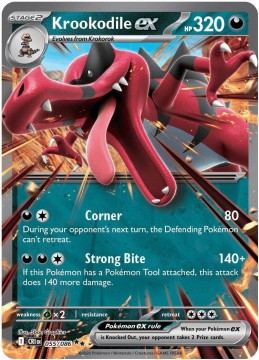 Krookodile EX #55 - Pokemon Chaos Rising