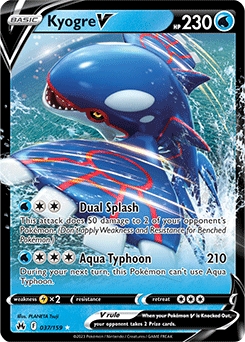 Kyogre V #37 - Pokemon Crown Zenith 