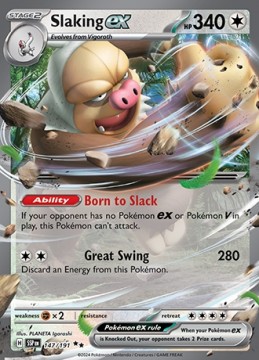 Slaking EX #147 - Pokemon Surging Sparks