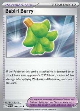 Babiri Berry #163 - Pokemon Surging Sparks
