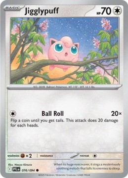 Jigglypuff REVERSE HOLO #76 - Pokemon Phantasmal Flames