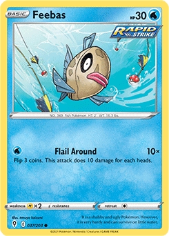 Feebas #37 - Pokemon Evolving Skies
