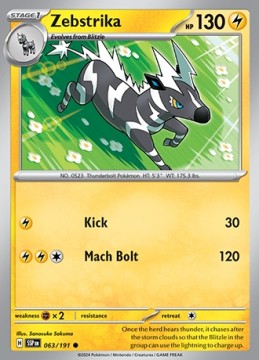Zebstrika #63 - Pokemon Surging Sparks
