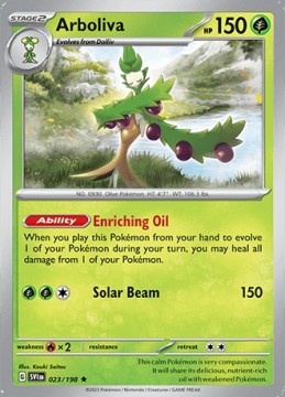 Arboliva REVERSE HOLO #23 - Pokemon Scarlet & Violet