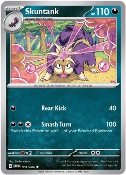 Skuntank #54 - Pokemon Chaos Rising