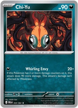 Chi-Yu HOLO #59 - Pokemon Pitch Black