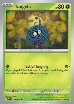 Tangela #114 - Pokemon Scarlet & Violet 151