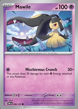 Mawile #89 - Pokemon Obsidian Flames
