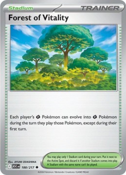 Forest of Vitality REVERSE HOLO #188 - Pokemon Ascended Heroes