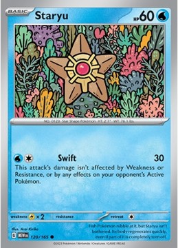 Staryu #120 - Pokemon Scarlet & Violet 151