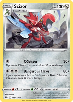 Scizor #86 - Pokemon Crown Zenith