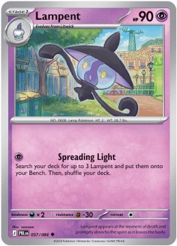 Lampent #37 - Pokemon Pitch Black