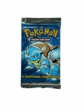 Pokemon - Base Set Unlimited (1999) - Boosterpack (Blastoise art) 21.3g HEAVY