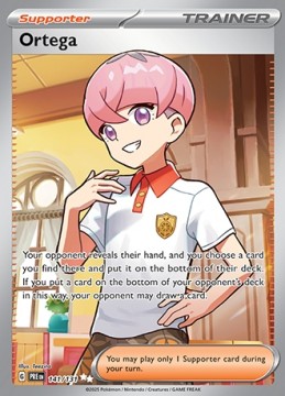 Ortega #141 - Pokemon Prismatic Evolutions 