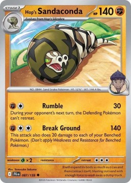 Hop's Sandaconda #87 - Pokemon Journey Together
