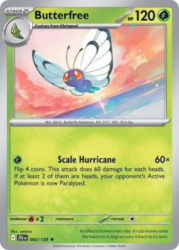 Butterfree HOLO #3 - Pokemon Journey Together