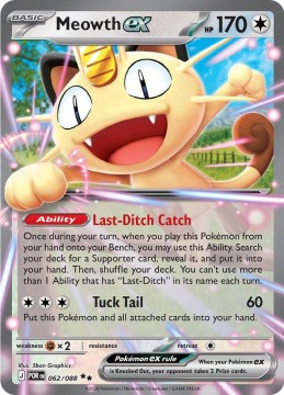 Meowth EX #62 - Pokemon Perfect Order
