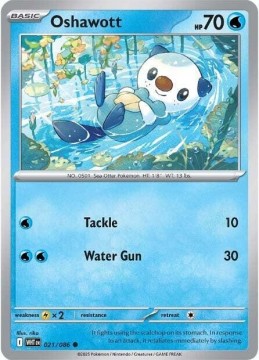 Oshawott POSTER HOLO #21 - Pokemon White Flare