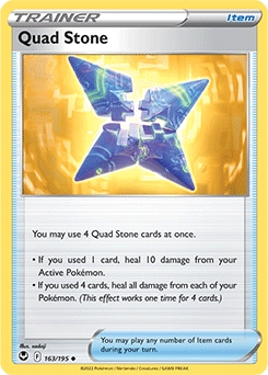 Quad Stone #163 - Pokemon Silver Tempest