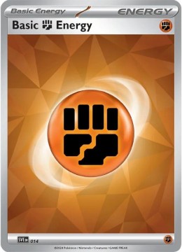 Basic Fighting Energy HOLO #14 - Pokemon Scarlet & Violet Energy