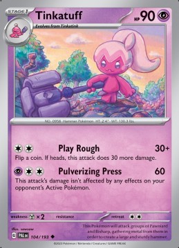 Tinkatuff #104 - Pokemon Paldea Evolved