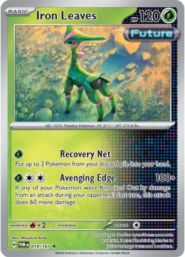 Iron Leaves REVERSE HOLO #19 - Pokemon Twilight Masquerade