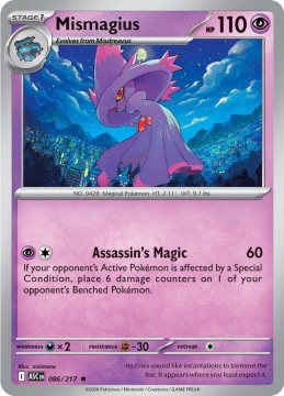 Mismagius HOLO #86 - Pokemon Ascended Heroes