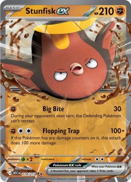 Stunfisk EX #114 - Pokemon Ascended Heroes